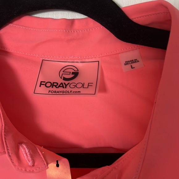 Foray golf shirt Size Large 2 colors - Picture 10 of 15